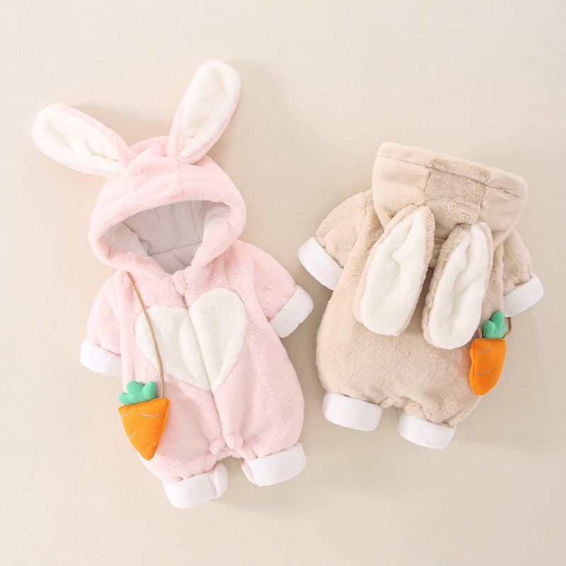 Adorable Bunny Suit with Carrot Bag