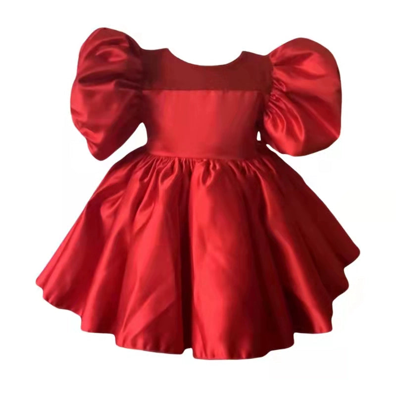 High-End Fluffy Princess Dress for Little Girls