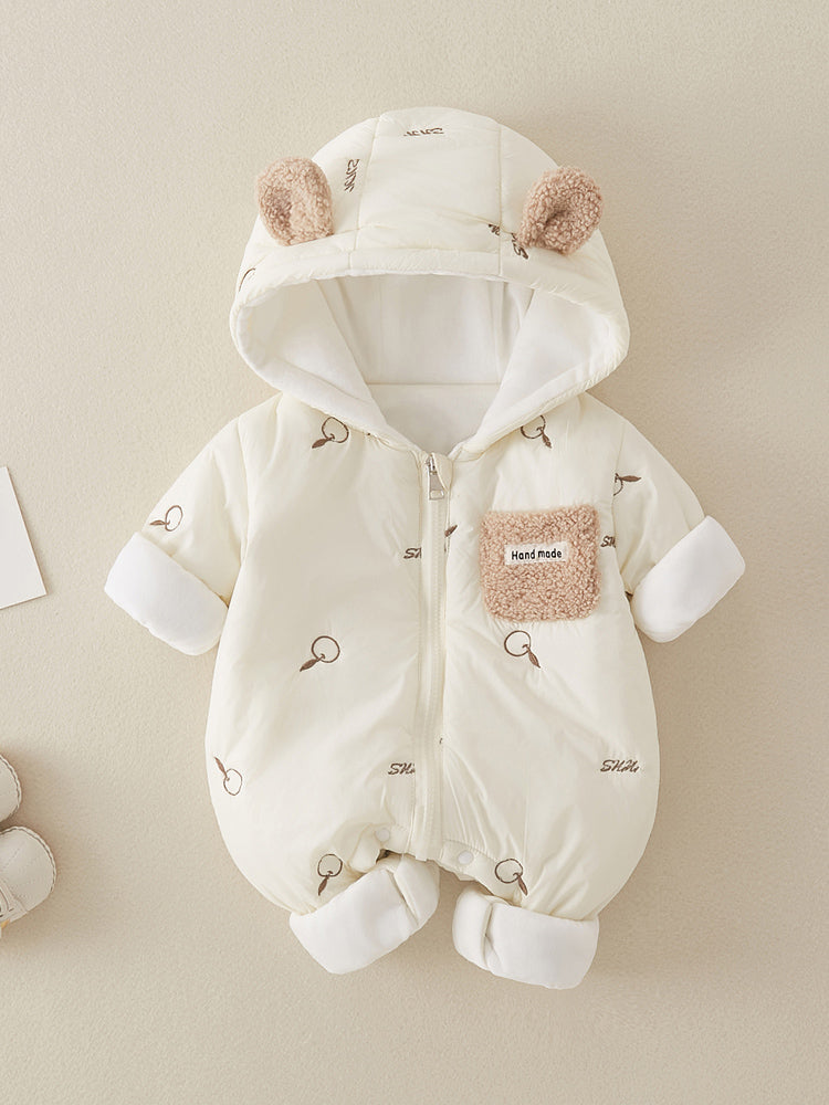 Cozy Padded Fleece Onesie for Newborn