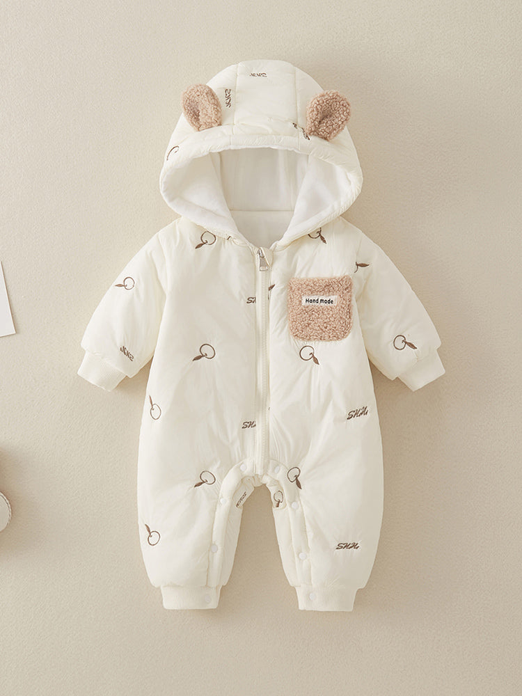 Cozy Padded Fleece Onesie for Newborn