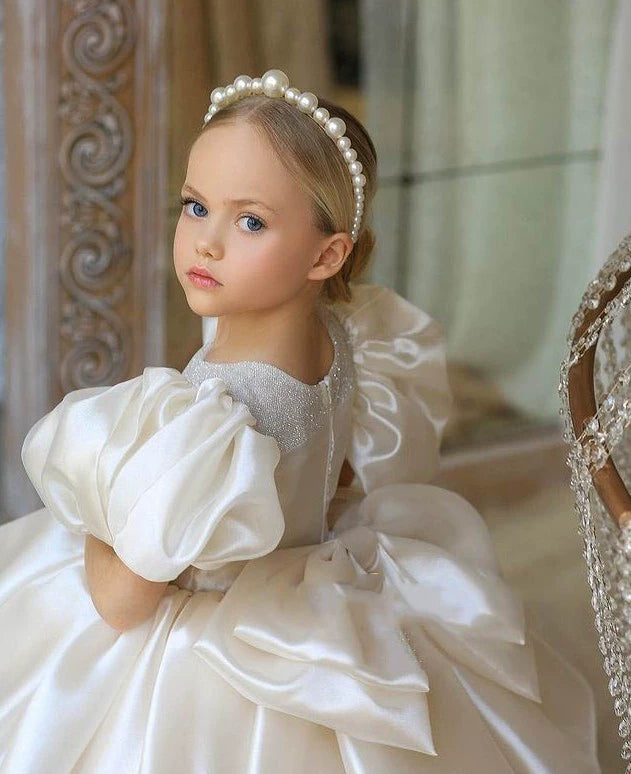 High-End Fluffy Princess Dress for Little Girls
