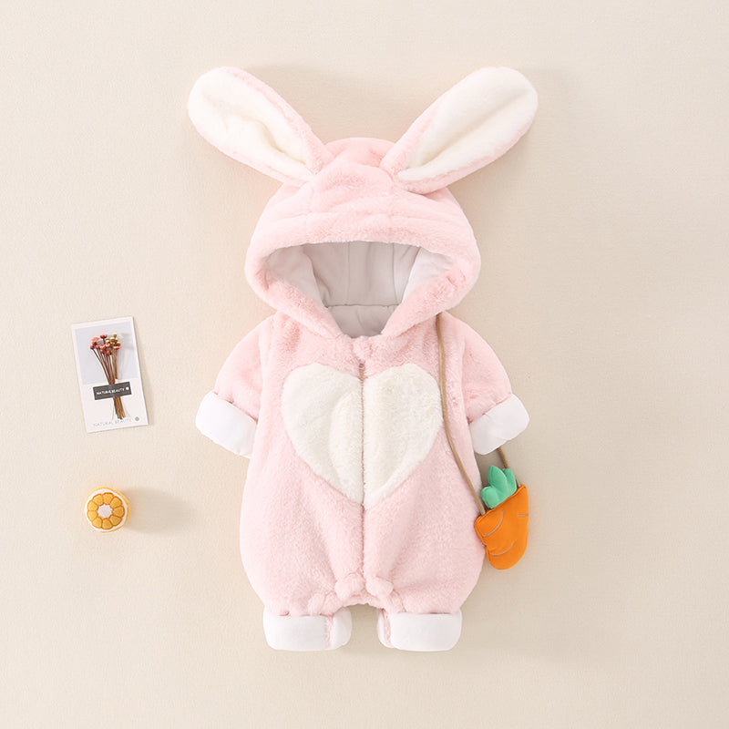 Adorable Bunny Suit with Carrot Bag