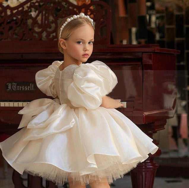 High-End Fluffy Princess Dress for Little Girls
