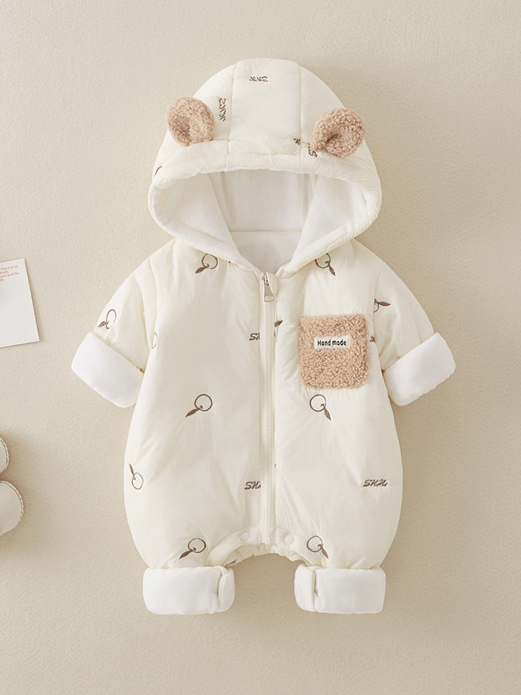 Cozy Padded Fleece Onesie for Newborn